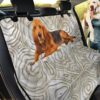 Wood Bloonhound Dog Design Car Back Seat Cover Dog Car Seat Covers - 2f3af36981ad