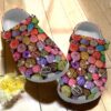 Yarn Crocs Clog Classic Clog Rainbow Yarn Shoes