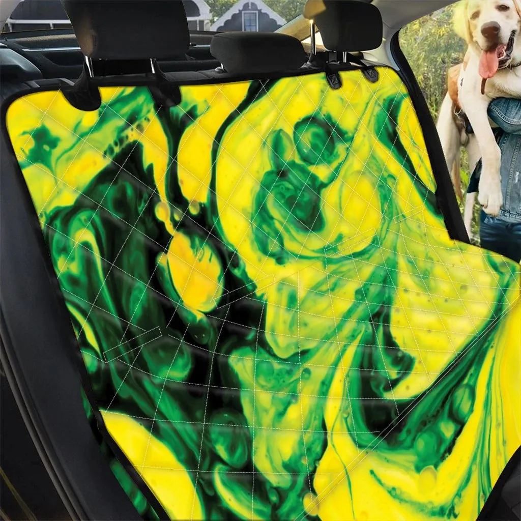 Yellow And Green Acid Melting Design Car Back Seat Cover Dog Car Seat Covers - 1a0622d268dd Yellow And Green Acid Melting Design Car Back Seat Cover Dog Car Seat Covers - 1a0622d268dd