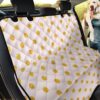 Yellow Polka Dot Gold Pink Car Back Seat Cover Dog Car Seat Covers - 2038fd3448bf