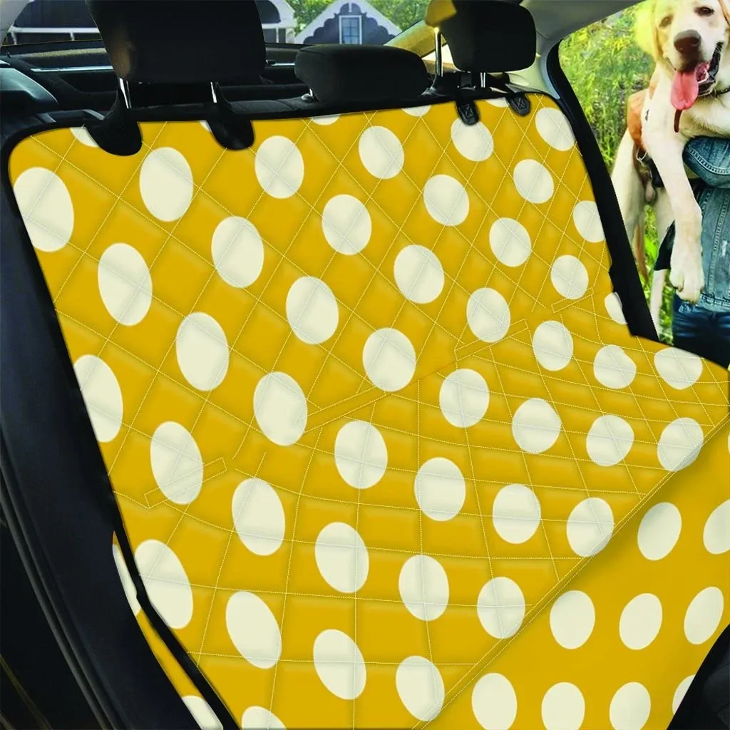 Yellow Polka Dots Pattern Car Back Seat Cover Dog Car Seat Covers - c458da3e7edf Yellow Polka Dots Pattern Car Back Seat Cover Dog Car Seat Covers - c458da3e7edf