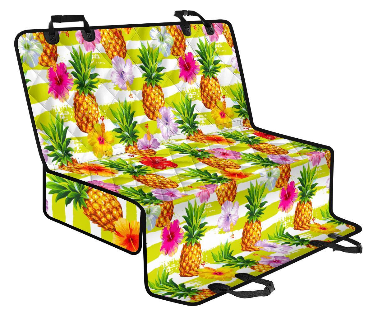 Yellow Striped Pineapple Pattern Print Pet Car Back Seat Cover - e9a0fd2bcc4d Yellow Striped Pineapple Pattern Print Pet Car Back Seat Cover - e9a0fd2bcc4d