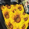 Yellow Sunflower All Over Design Car Back Seat Cover Dog Car Seat Covers - 3e5661e70d28