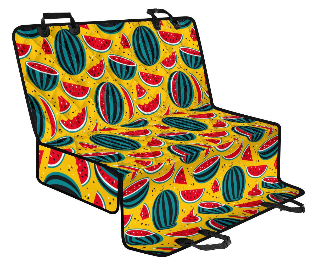 Yellow Watermelon Pieces Pattern Print Pet Car Back Seat Cover - 2b5cdcae927e Yellow Watermelon Pieces Pattern Print Pet Car Back Seat Cover - 2b5cdcae927e