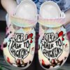 Yep I Talk To Chicken Personalize Clog Custom Crocs Fashionstyle Comfortable For Women Men Kid Print 3D