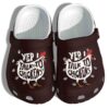Yep I Talk To Chickens Gift Shoes Crocs Clog – Cute Chicken Farm Buffs Tee Clog Birthday Gift For Man Woman