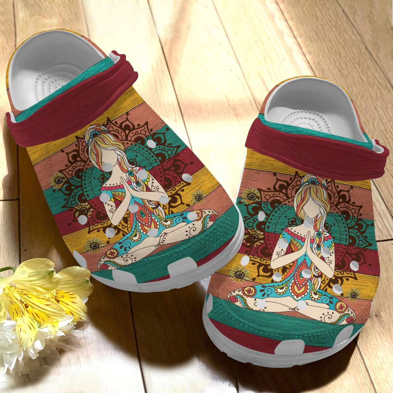 Yoga Personalize Clog Custom Crocs Fashionstyle Comfortable For Women Men Kid Print 3D Yoga Soul Yoga Personalize Clog Custom Crocs Fashionstyle Comfortable For Women Men Kid Print 3D Yoga Soul