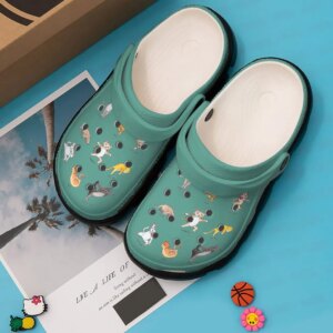 Yoga Personalized Clog Custom Crocs Comfortablefashion Style Comfortable For Women Men Kid Print 3D Yoga Animal