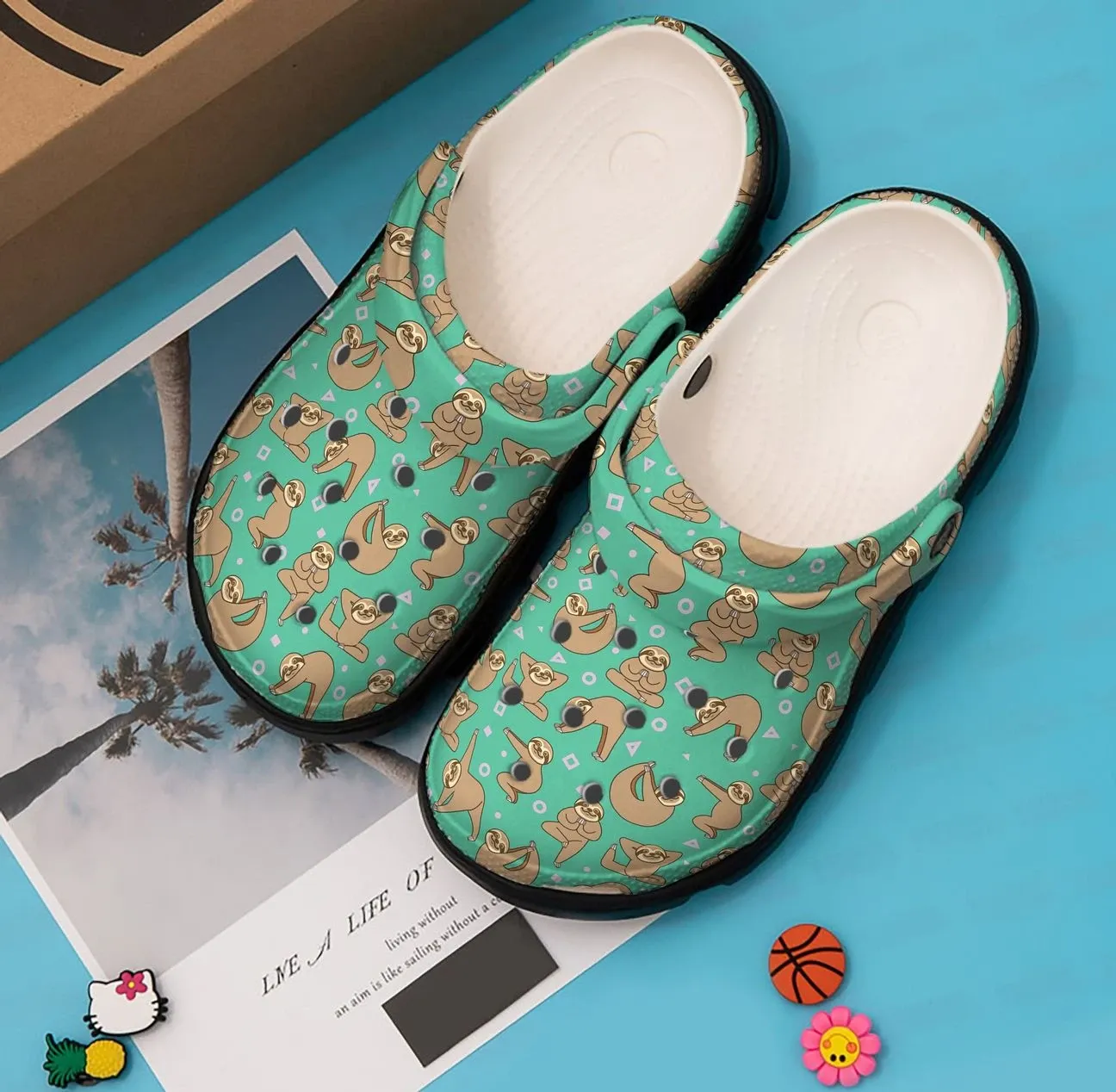 Yoga Personalized Clog Custom Crocs Comfortablefashion Style Comfortable For Women Men Kid Print 3D Yoga Sloths Yoga Personalized Clog Custom Crocs Comfortablefashion Style Comfortable For Women Men Kid Print 3D Yoga Sloths