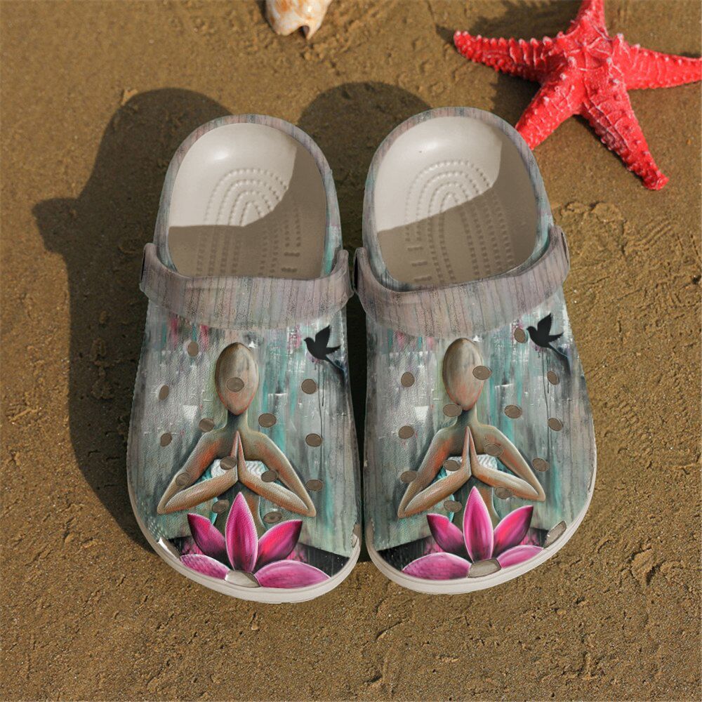 Yoga Personalized Clog Custom Crocs Comfortablefashion Style Comfortable For Women Men Kid Print 3D Yoga Yoga Personalized Clog Custom Crocs Comfortablefashion Style Comfortable For Women Men Kid Print 3D Yoga