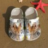Yorkie Daisy Sku 2762 Crocs Crocband Clog Comfortable For Mens Womens Classic Clog Water Shoes