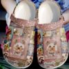 Yorkies Lover Sku 2764 Crocs Crocband Clog Comfortable For Mens Womens Classic Clog Water Shoes