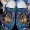 Yorkshire Personalize Clog Custom Crocs Fashionstyle Comfortable For Women Men Kid Print 3D Yorkie In Jeans