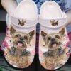 Yorkshire Personalized Clog Custom Crocs Comfortablefashion Style Comfortable For Women Men Kid Print 3D Floral Yorkshire