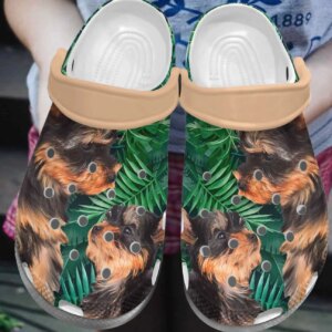 Yorkshire Terrier Personalized Clog Custom Crocs Comfortablefashion Style Comfortable For Women Men Kid Print 3D
