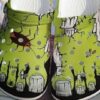 Zombie Crocs Crocband Clog Zombie Foot Crocs 3D Print Crocs For Zombie Film Lover Classic Clogs